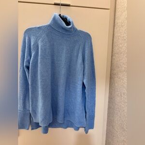 J. Crew Turtleneck Sweater with Side Slits in Supersoft Yarn. Size Medium. New.